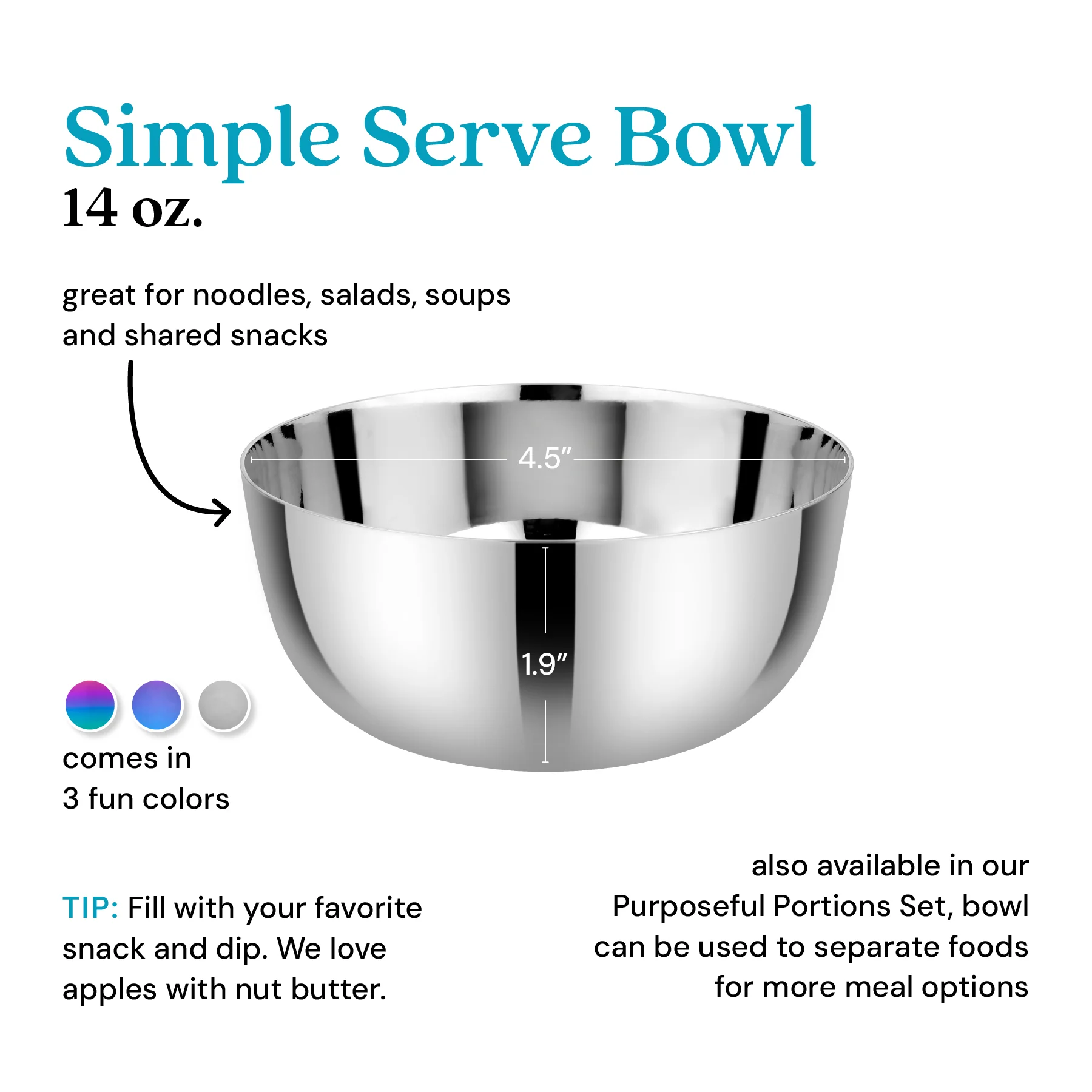 Simple Serve Bowls - 14 oz (Set of 4) - Image 3