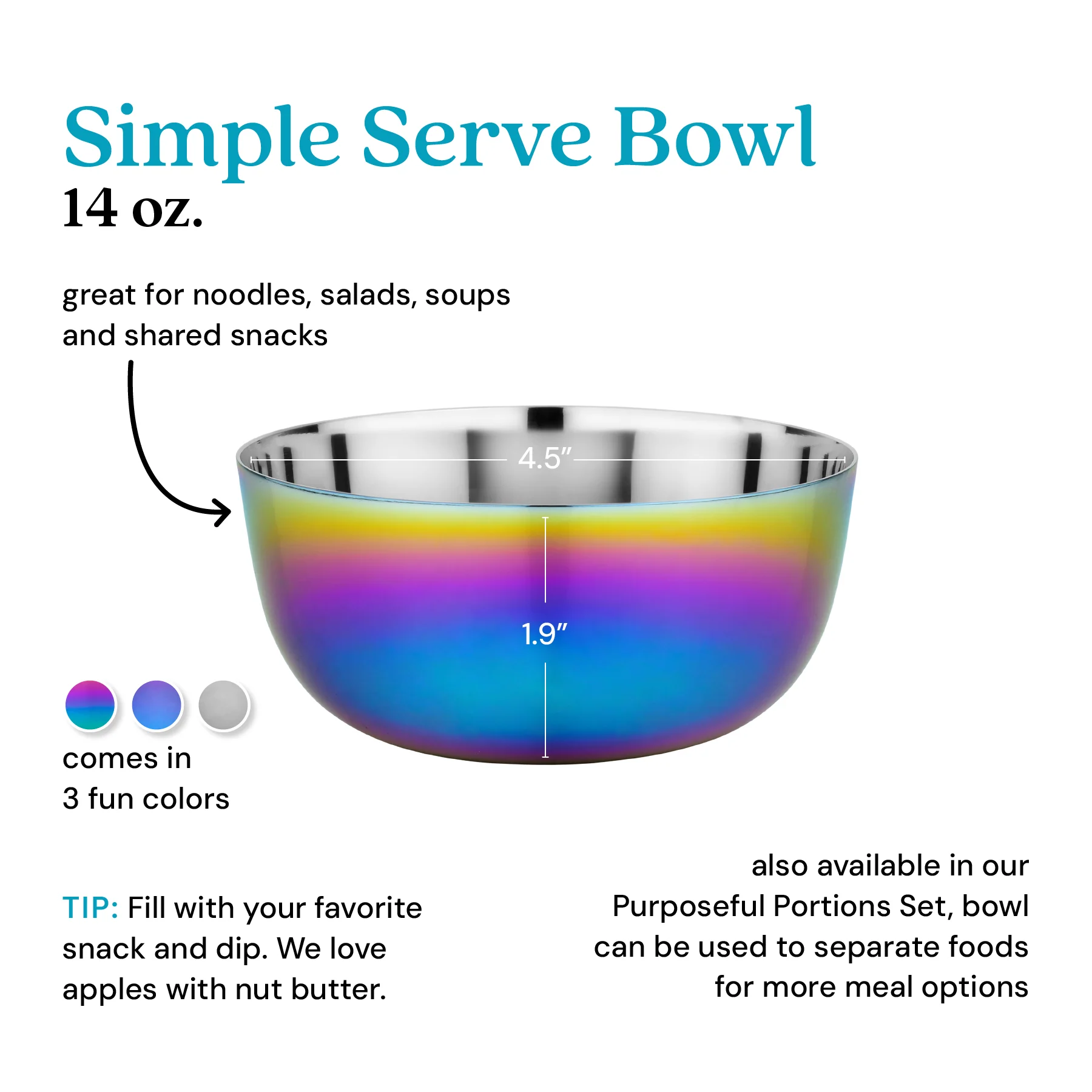Simple Serve Bowls - 14 oz (Set of 4) - Image 3