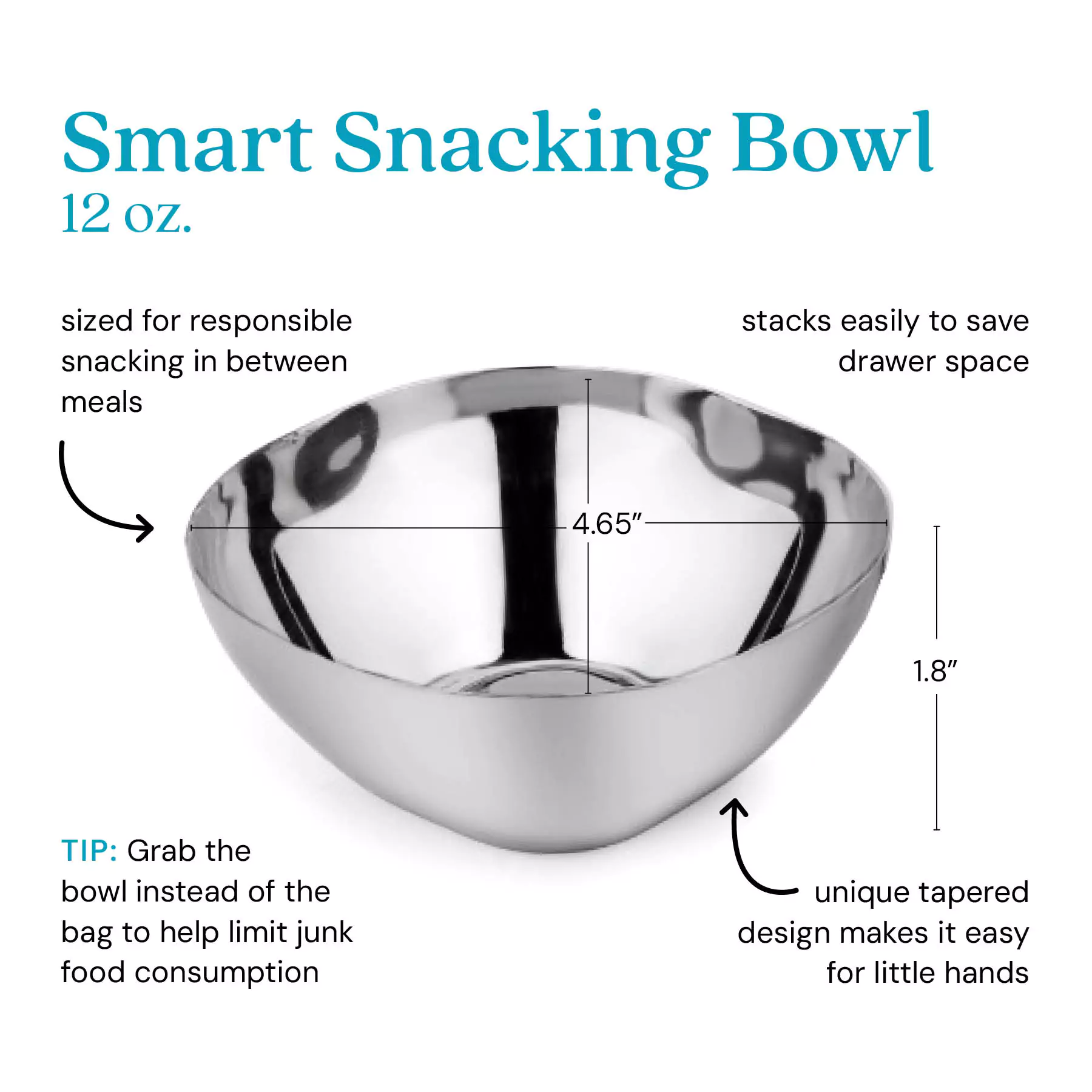 Smart Snacking Bowl - 12 oz - Image 3