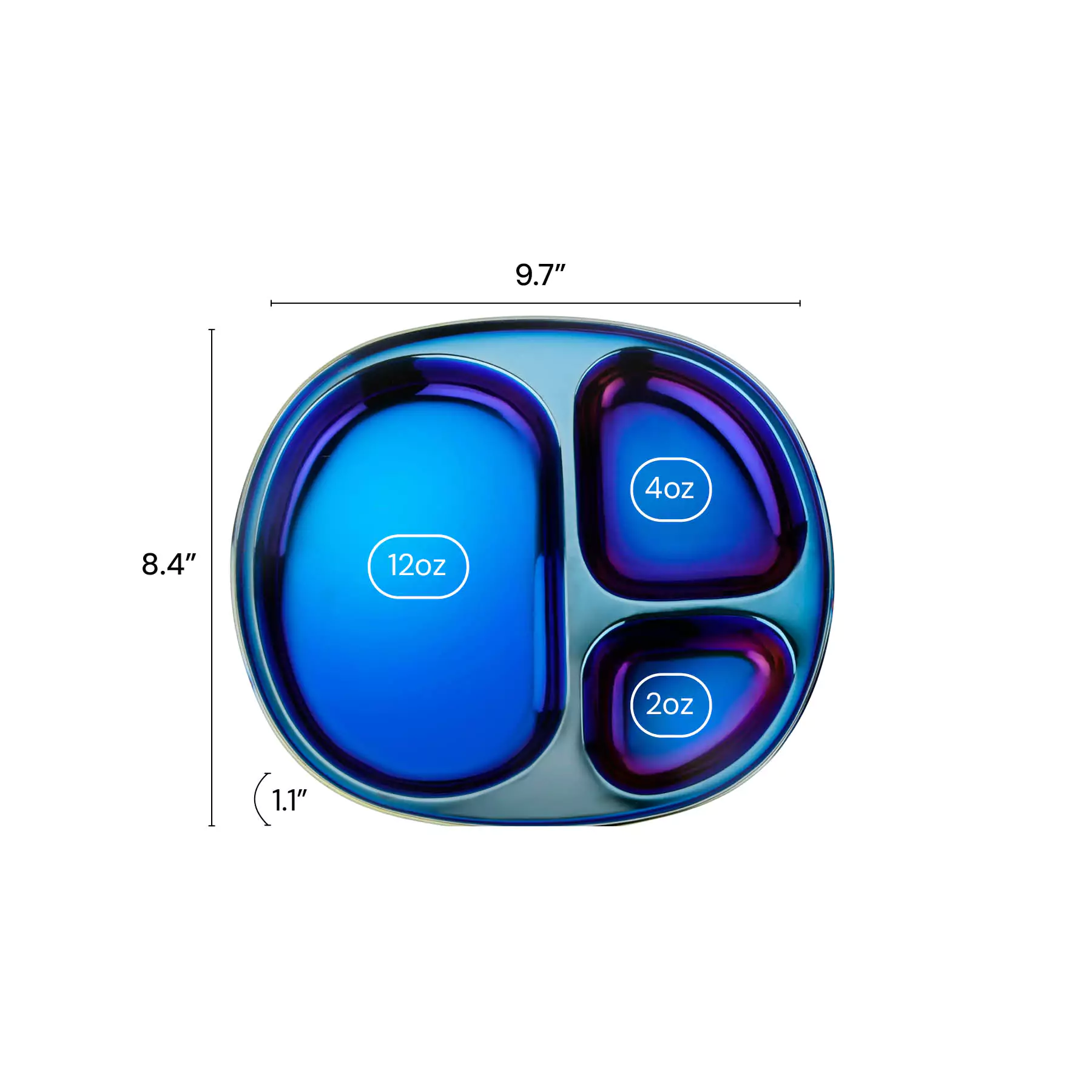 Balanced Bites Divided Plates (Set of 4) - Image 8