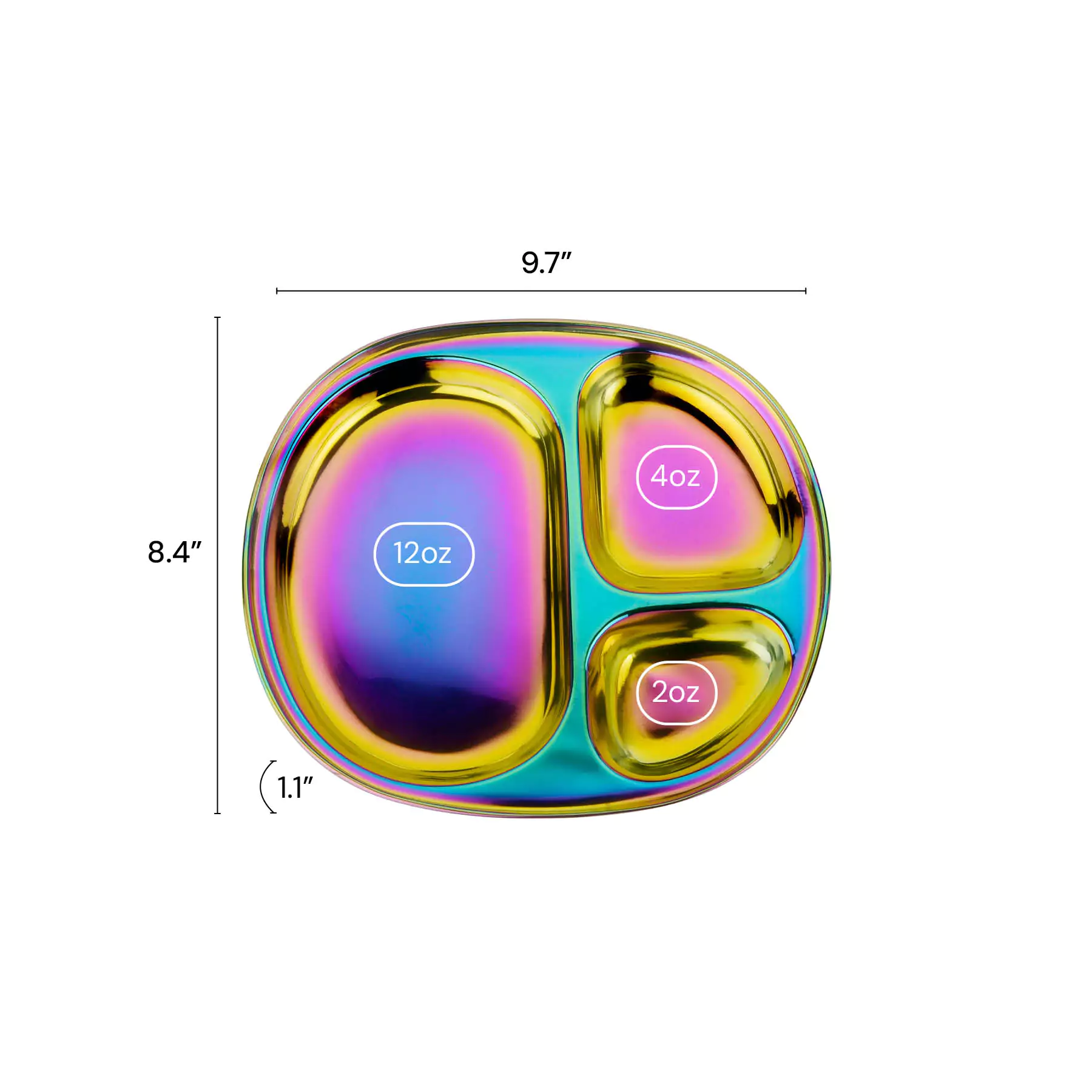 Balanced Bites Divided Plates (Set of 4) - Image 9