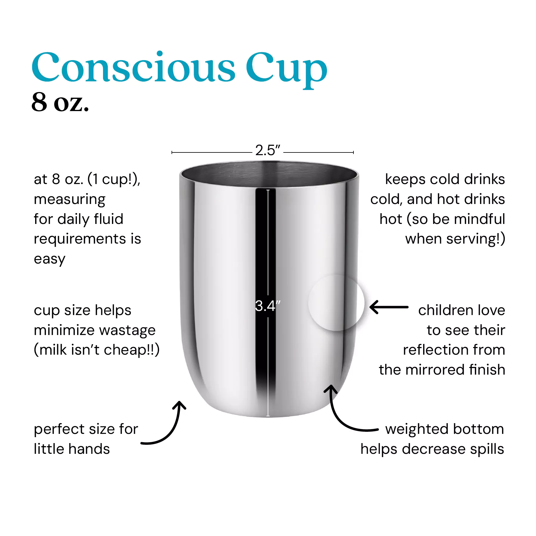 Conscious Cup - 8 oz - Image 3