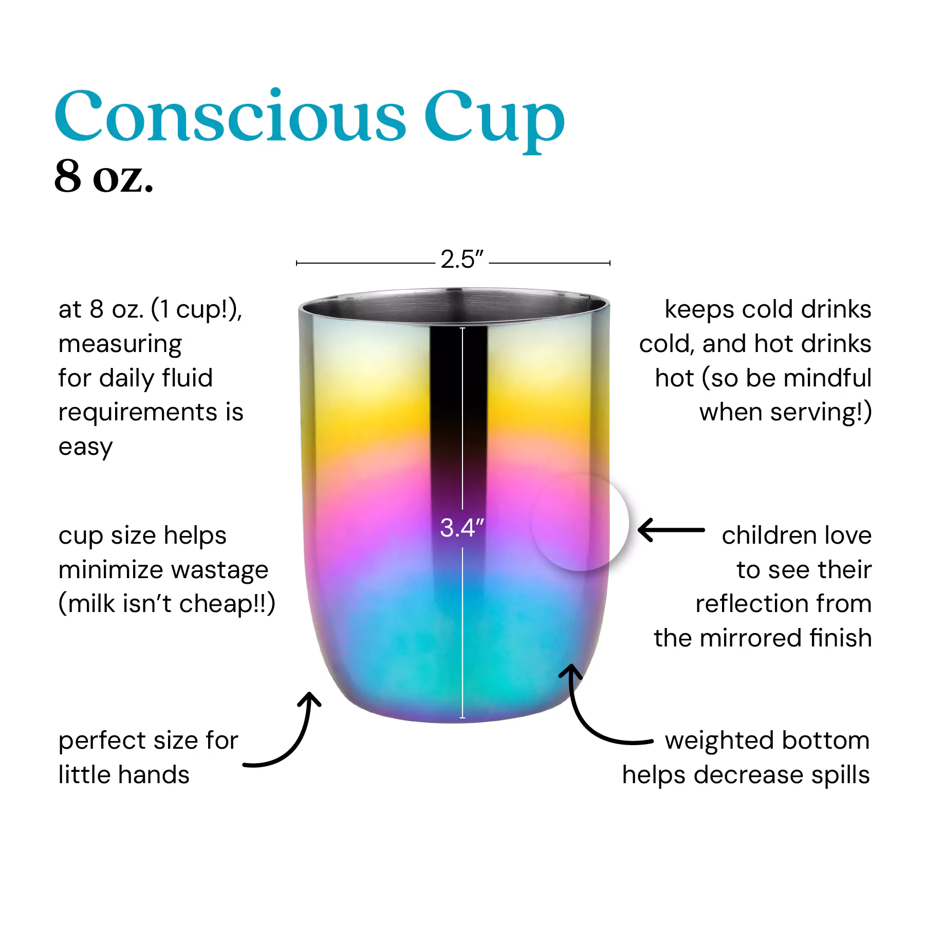 Conscious Cups - 8 oz (Set of 4) - Image 3